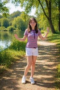 Tricou casual pentru fete Gory - Img 7