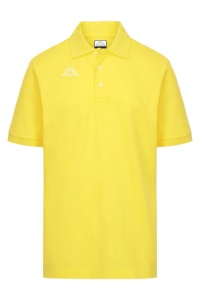 Tricou Polo regular fit din 100% bumbac pique cu logo si detalii Kappa pe guler pentru barbati, Kappa, Logo Life Mss - Img 5