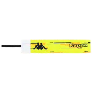 Banderola brat capitan din material elastic-reflectorizant cu inchidere velcro, Kappa, Kappa4Soccer Captain, Galben fosforescent, Marime univesala