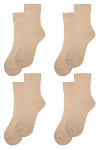 Set 4 perechi de sosete potrivite pentru diabetici dama, Overall, Medical cu Lycra Diabetic