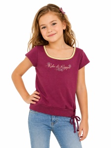 Tricou fete casual cu șnur lateral Rudolfa - Img 2