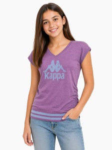 Tricou fete Kappa cu logo frontal Gibir