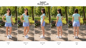 Tricou fete casual cu șnur lateral Rudolfa - Img 8