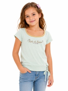 Tricou fete casual cu șnur lateral Rudolfa - Img 3