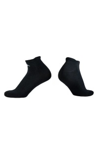 Kappa sosete scurte semi-flausate, Negru