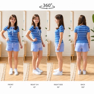 Tricou casual pentru fete Gory - Img 9