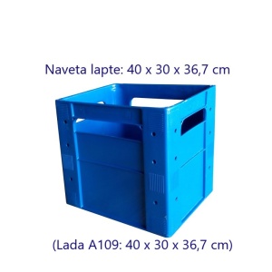 Naveta lapte (Lada A109), 40 x 30 x 36,7 cm