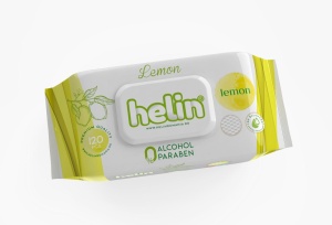 HELIN SERVETELE 120 BUC/PCHT LEMON