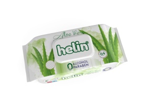 HELIN SERVETELE UMEDE 64 BUC ALOE VERA