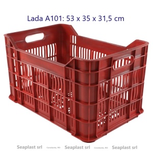 Lada plastic A101, 53 x 35 x 31,5 cm
