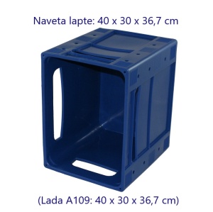Naveta lapte (Lada A109), 40 x 30 x 36,7 cm - Img 2
