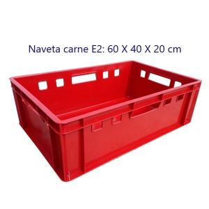 Naveta carne E2, 60 x 40 x 20 cm