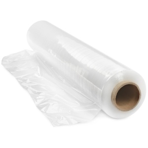 Folie stretch manuala rola de 2 kg brut, gr. 23 my, 50 cm latime, transparenta