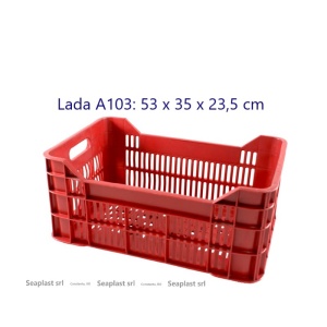 Lada plastic A103, 53 x 35 x 23,5 cm