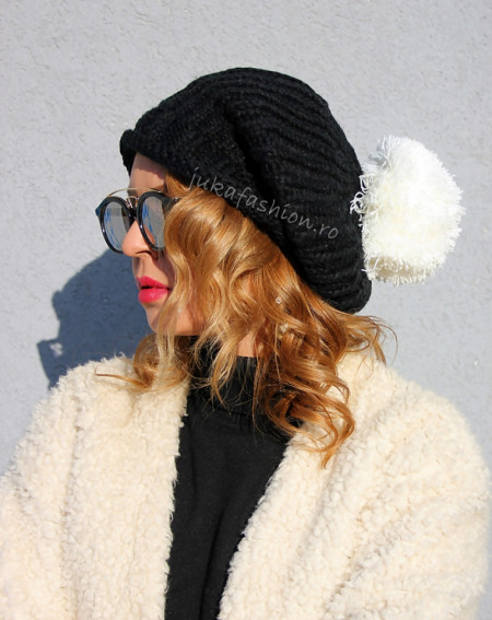 *Basca Femei "Aimee" Black by Jukafashion.ro