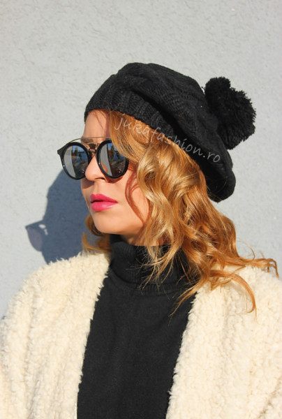 *Basca Femei "Caroline" Black by Jukafashion.ro