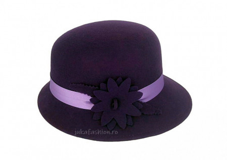 Palarie Eleganta "Ecaterina" Mov by JukaFashion.ro