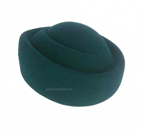 *Toca Dama "Queen" Verde by JukaFashion.ro