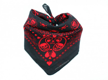 Bandana Unisex "Skull of Spades" by jukafashion