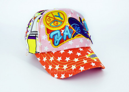 *Șapcă Fetițe "Starz" Roz by jukafashion.ro