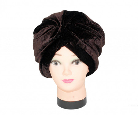 *Turban Catifea Dama "Jasmine" Mahon
