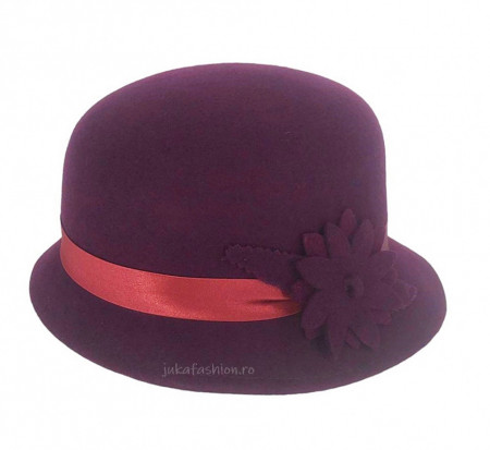 Palarie Eleganta "Ecaterina" Violet by JukaFashion.ro