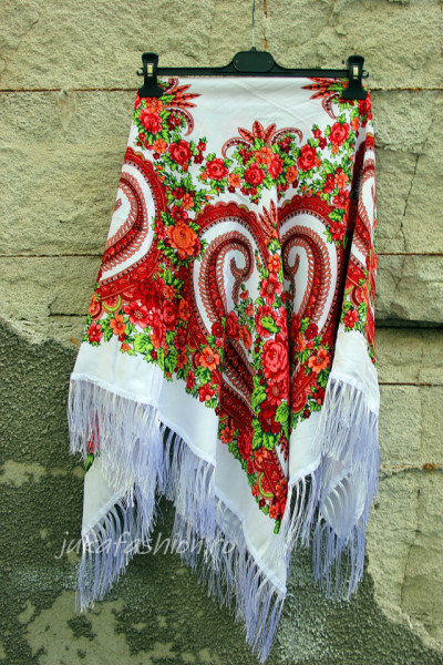 Sal Traditional "Maramu" Alb by jukafashion.ro