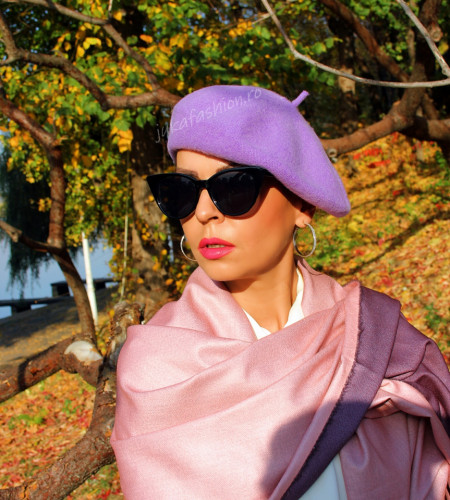 *Basca Dama "Picasso" Violet by JukaFashion.ro