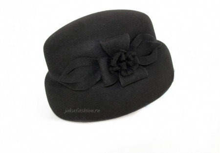 Basca Toca Femei "AnaLisa" Neagra by JukaFashion.ro