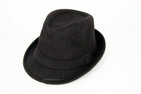 Palarie Clasica Bumbac "Carol" Black by JukaFashion.ro