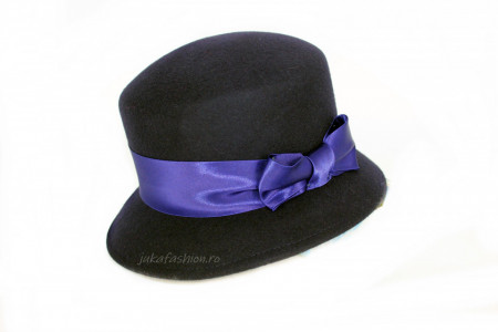 Palarie Eleganta "Anastasia" Bleumarine by JukaFashion.ro