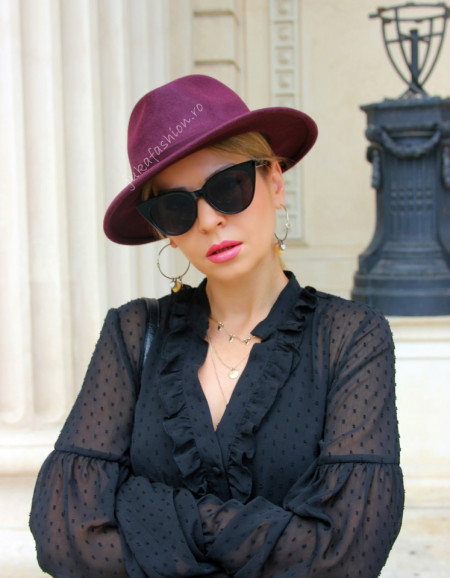 *Palarie Femei "Fabulosa" Lila by JukaFashion.ro