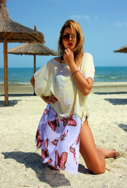 Rochie Plaja Pareo "Nympha" Diferite Culori