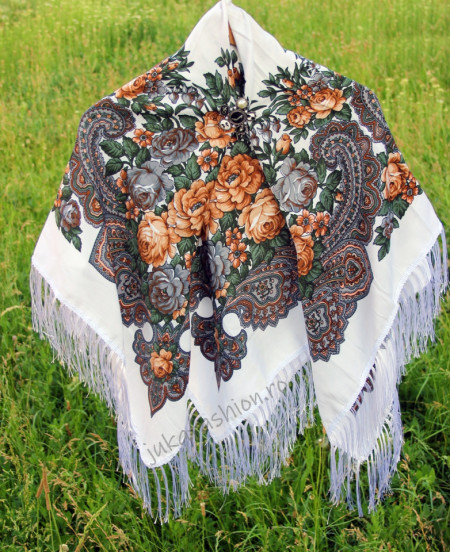 Sal Rusesc "Ludmila" Alb by jukafashion.ro