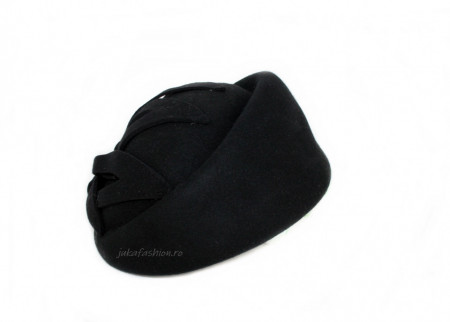 Toca Dama "Maria" Negru by JukaFashion.ro