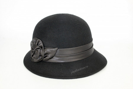 Palarie Eleganta "Sofia" Neagra by JukaFashion.ro