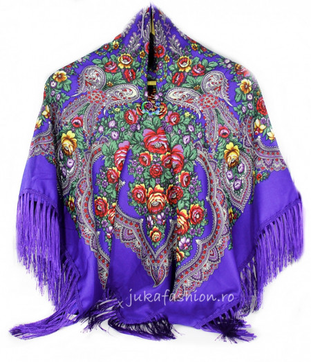 Sal Traditional "Belova" Mov by jukafashion.ro