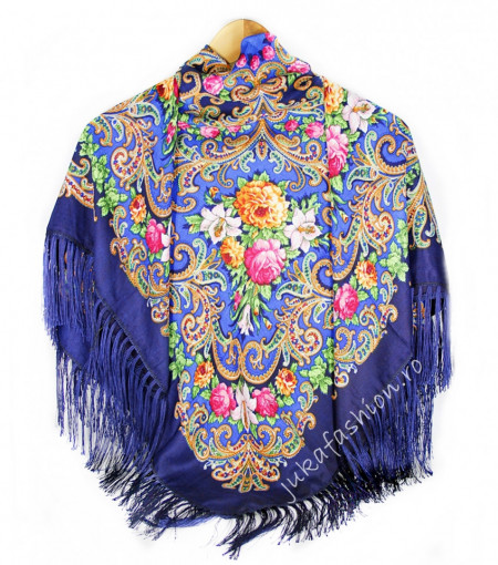 Sal Traditional "Karenina" Marine by jukafashion.ro