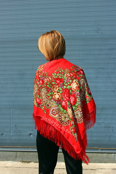 Sal Traditional "Matrioska" Rosu by jukafashion.ro
