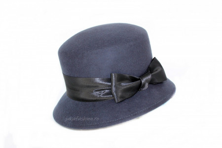 Palarie Eleganta "Anastasia" Gri by JukaFashion.ro