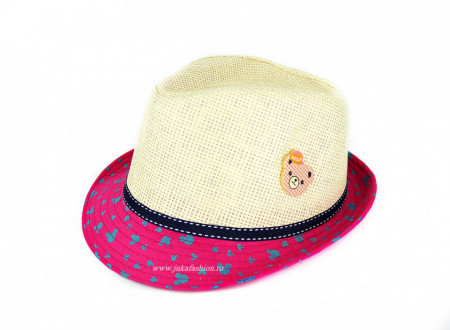 *Palarie Copii Vara "Huggie Bear" Fucsia by jukafashion.ro