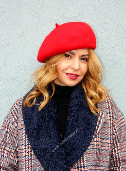 *Basca Lana "L'Amour" Red by JukaFashion.ro (2018)