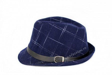 Palarie Clasica Bumbac "Alexander" Marine by JukaFashion.ro (2021)