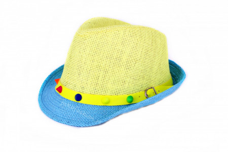 *Palarie Copii Vara "Dots" Yellow by jukafashion.ro