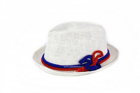 *Palarie Copii Vara "Hipster" White by jukafashion.ro