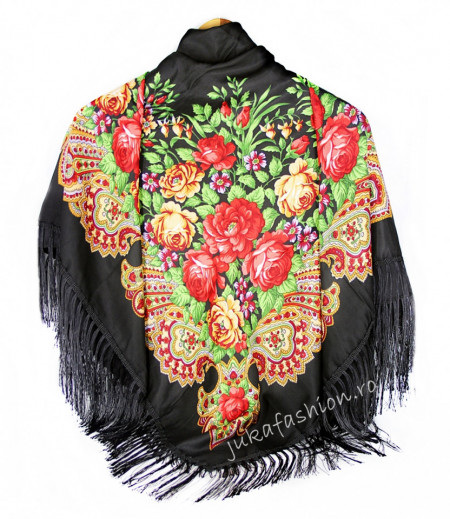 Sal Traditional "Matrioska" Negru by jukafashion.ro