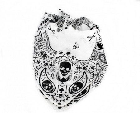 Bandana Unisex "LoveSkulls" by jukafashion