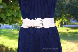 Curea Dama Elastic "Diva" Crem by JukaFashion.ro cod CH2