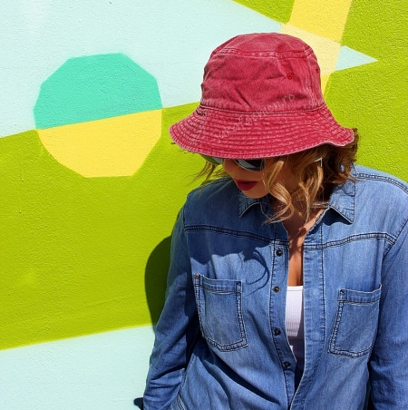 *Palarie Clopot "Cool J" Red