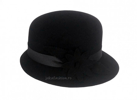 Palarie Eleganta "Ecaterina" Neagra by JukaFashion.ro